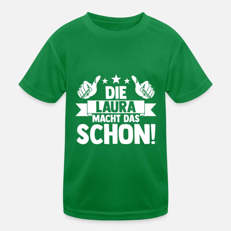 Laura Kinder Funktions-T-Shirt