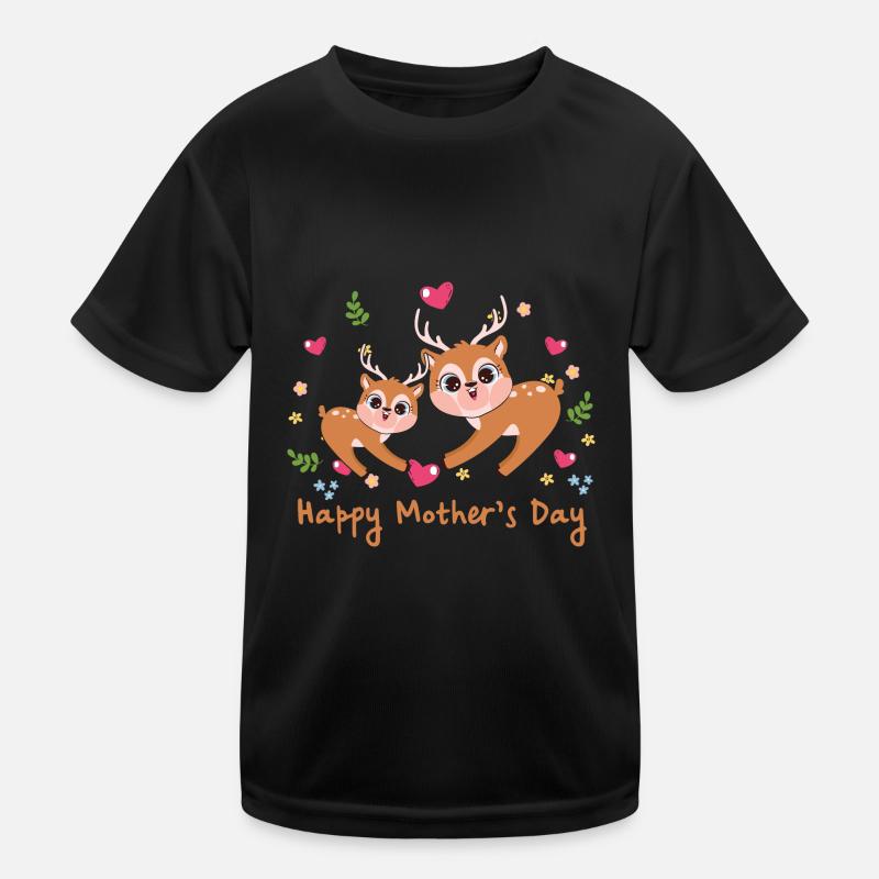 joyeuse fête des mères T-shirt sport Enfant