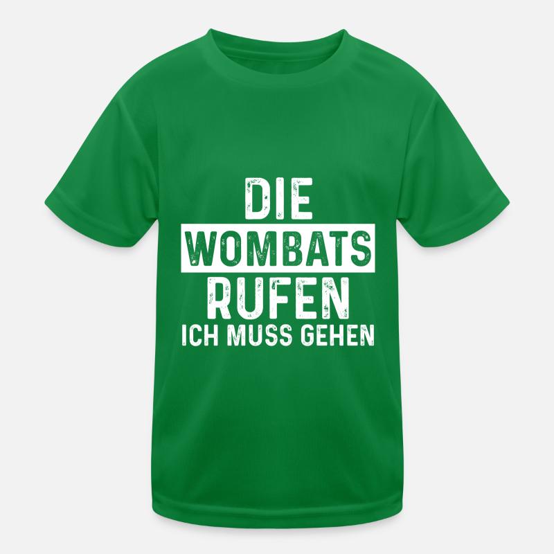 Wombat Kinder Funktions-T-Shirt