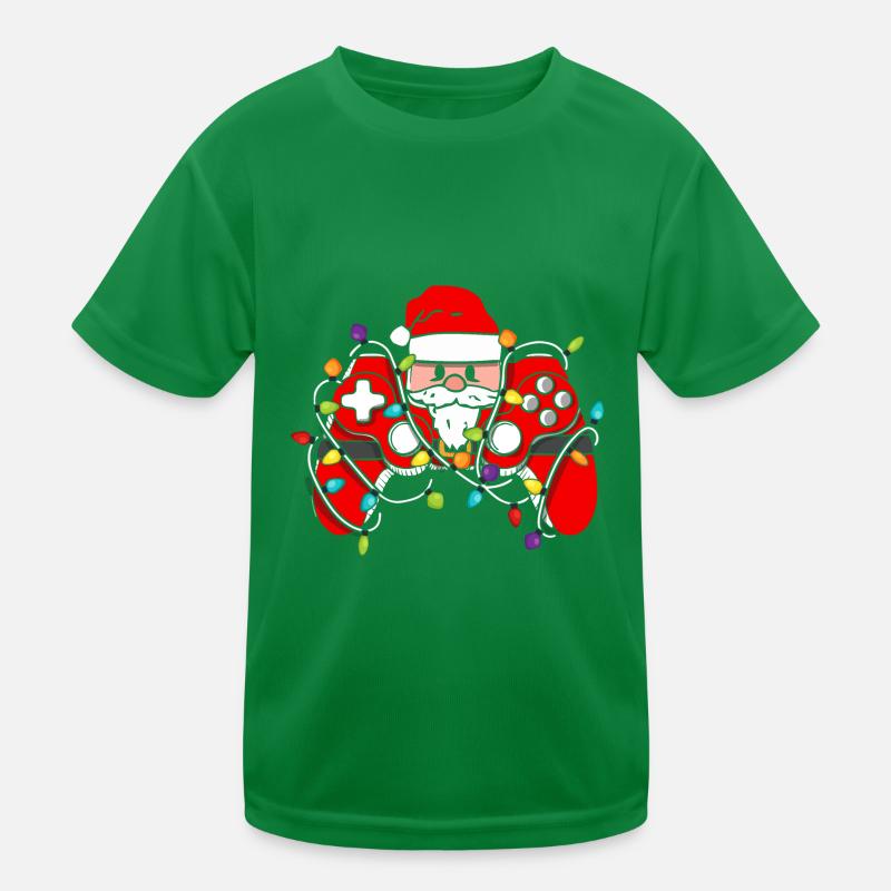 Christmas Gaming Controller Kinder Funktions-T-Shirt