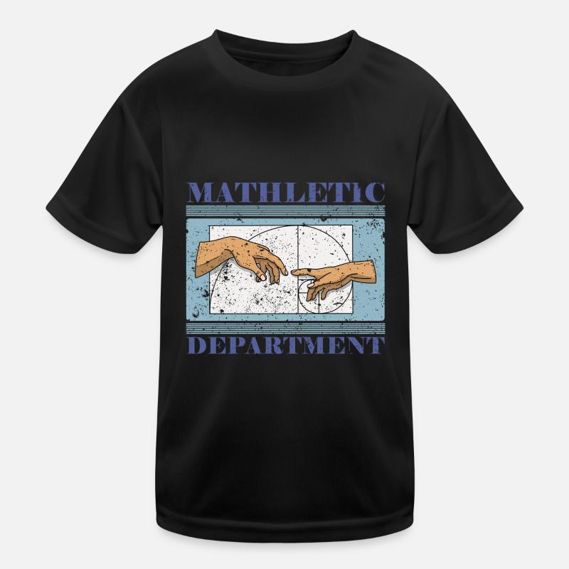 Fibonacci Art Géométrie Spirale Étudiant T-shirt sport Enfant