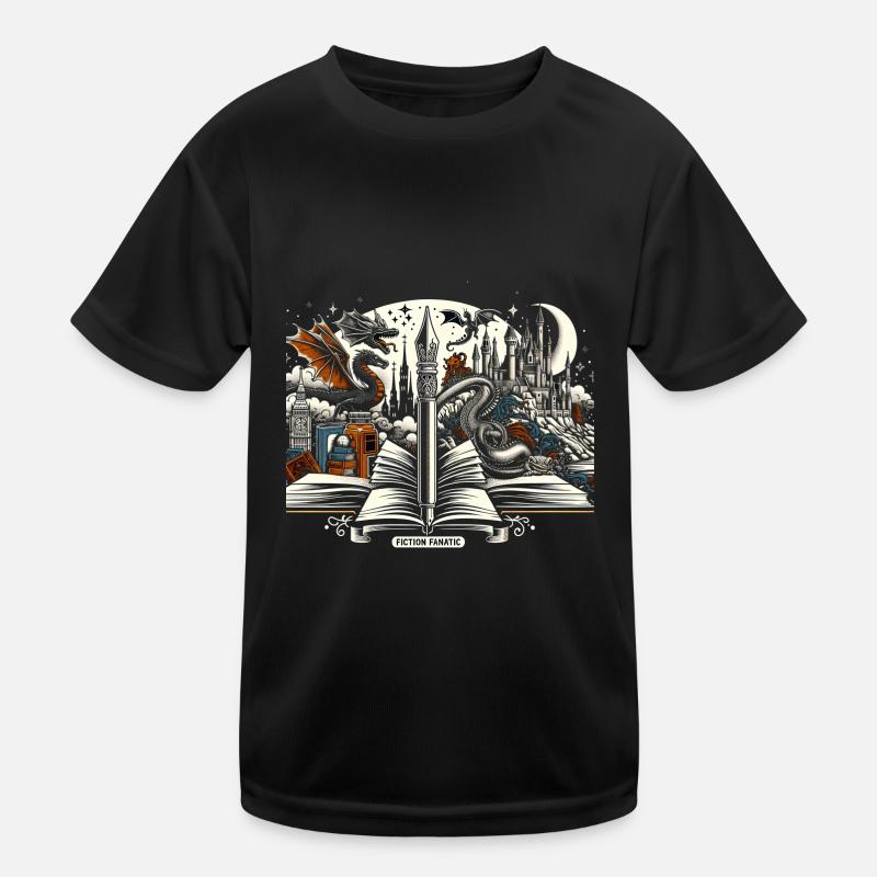 Fiction Fanatic 3 Kinder Funktions-T-Shirt