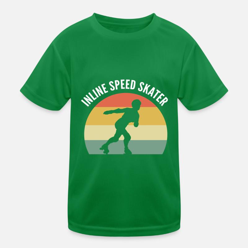 Roller Skating Roller Skates Inline Skates Kids Functional T-Shirt