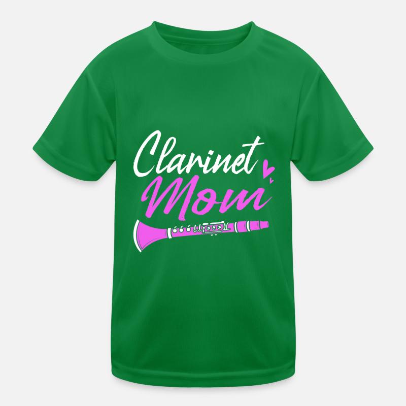 Klarinette Kinder Funktions-T-Shirt