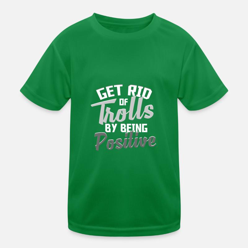 Anti-Mobbing-Geschenk Trolle loswerden, indem Sie Kinder Funktions-T-Shirt