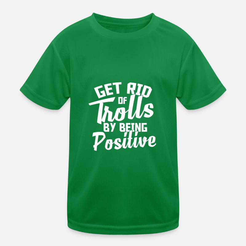 Anti-Mobbing-Geschenk Trolle loswerden, indem Sie Kinder Funktions-T-Shirt