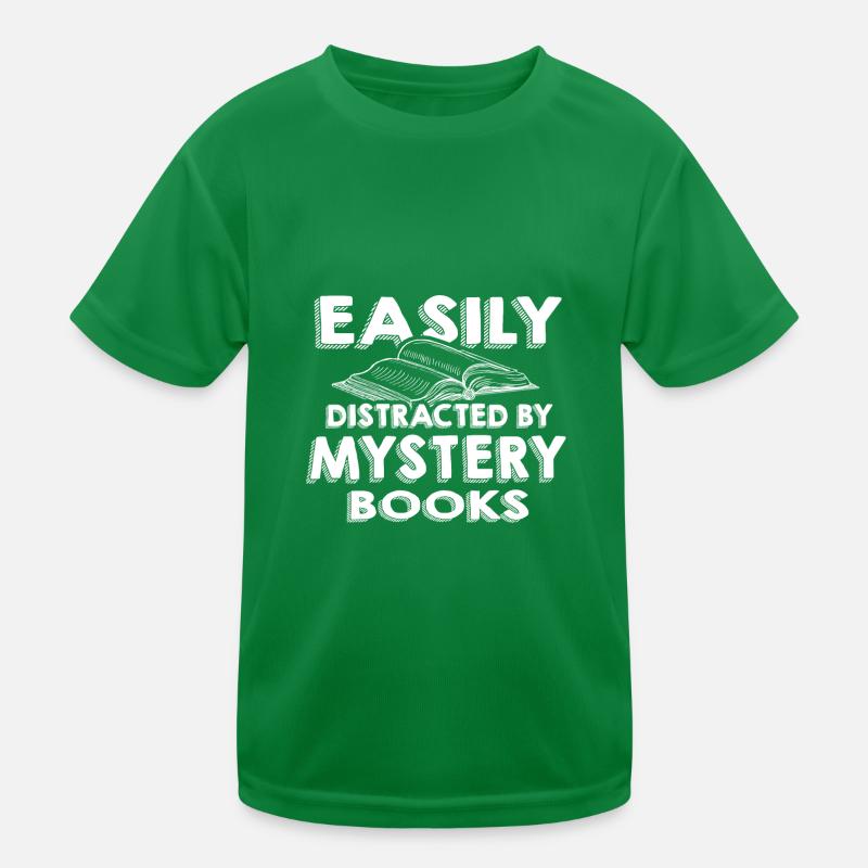 Cadeau d’amoureux de livres mystères facilement distrait par T-shirt sport Enfant