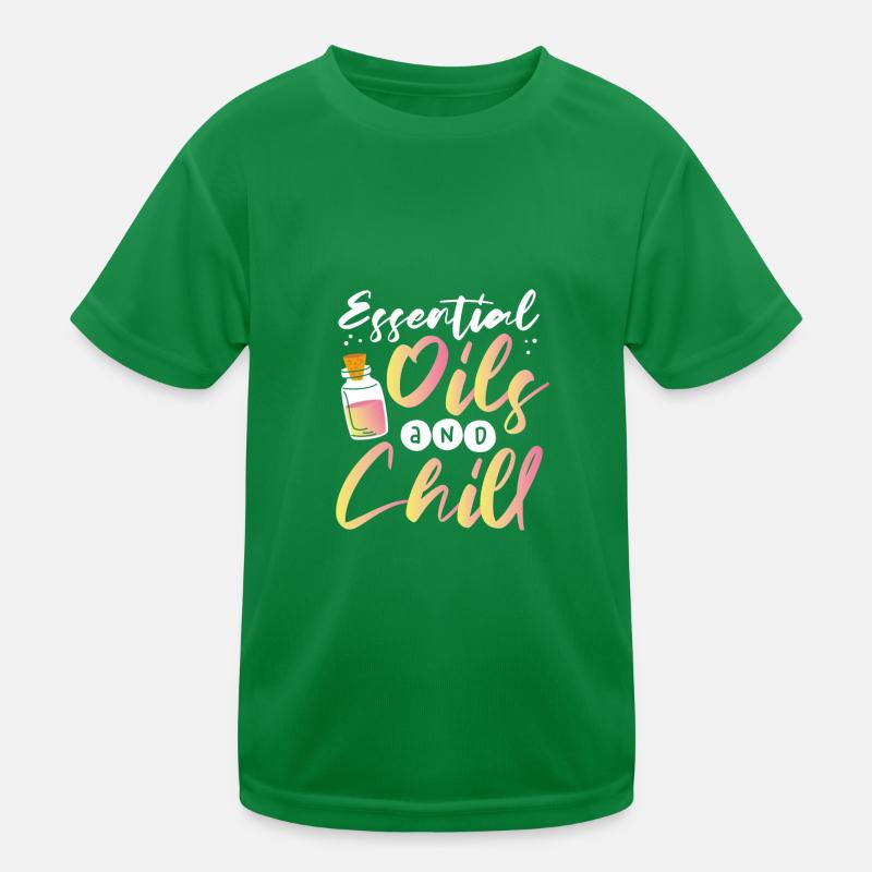 Ätherische Öle und ätherische Kälteöle Kinder Funktions-T-Shirt