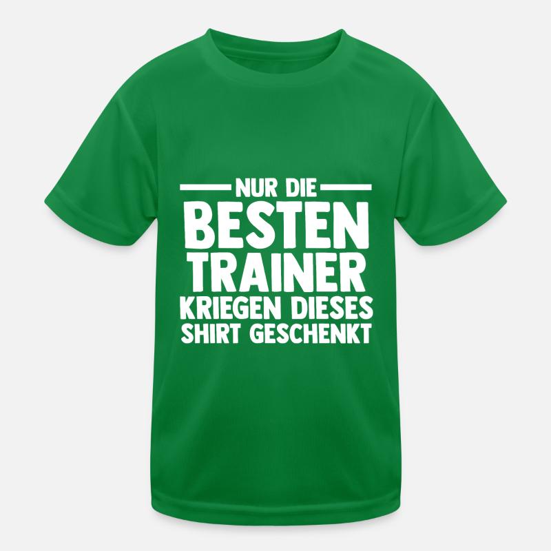 Bester Trainer Kinder Funktions-T-Shirt