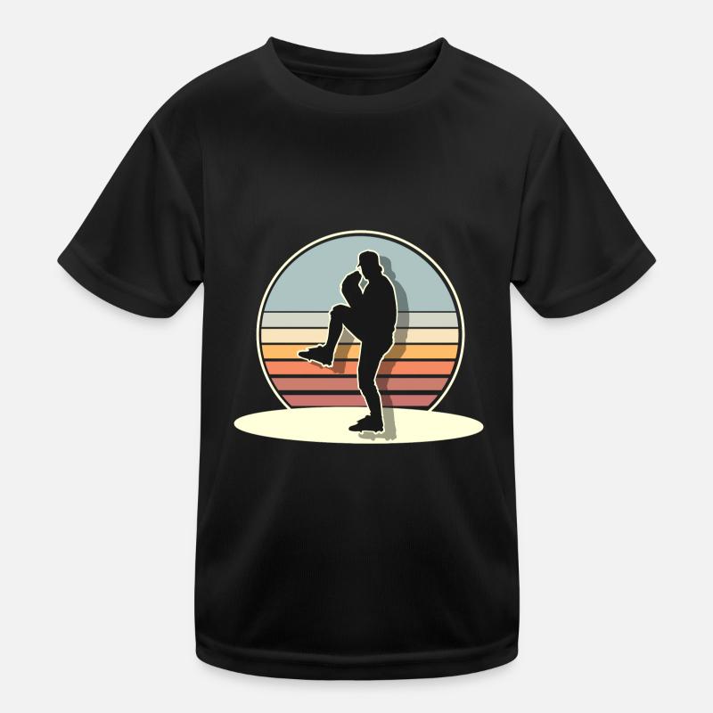 Baseball Kinder Funktions-T-Shirt