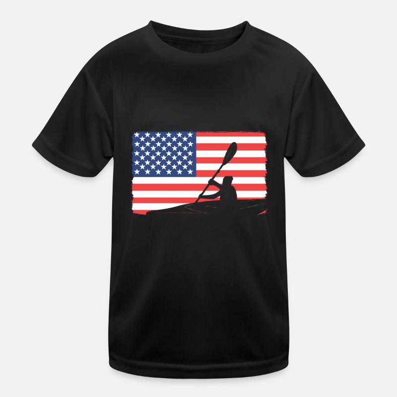 Kayaking Kayaking Canoeing Canoeing Kids Functional T-Shirt