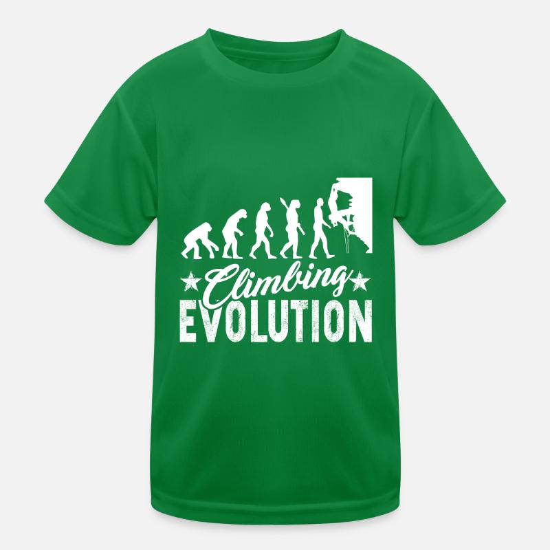 Climbing Evolution Kids Functional T-Shirt