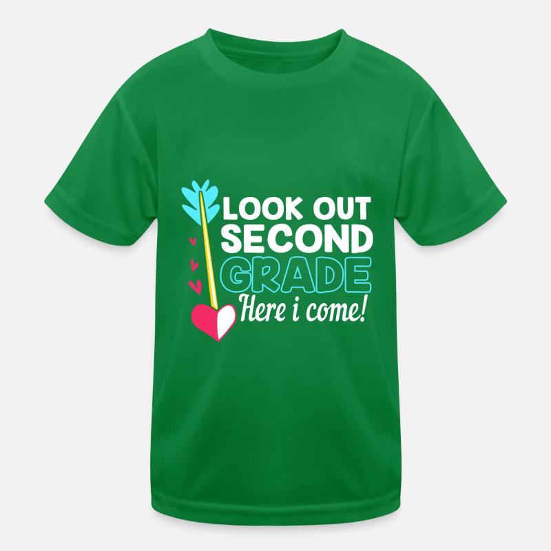 2nd Grade Kids Functional T-Shirt