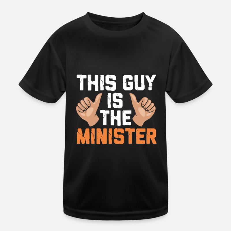 Pfarrer Kinder Funktions-T-Shirt