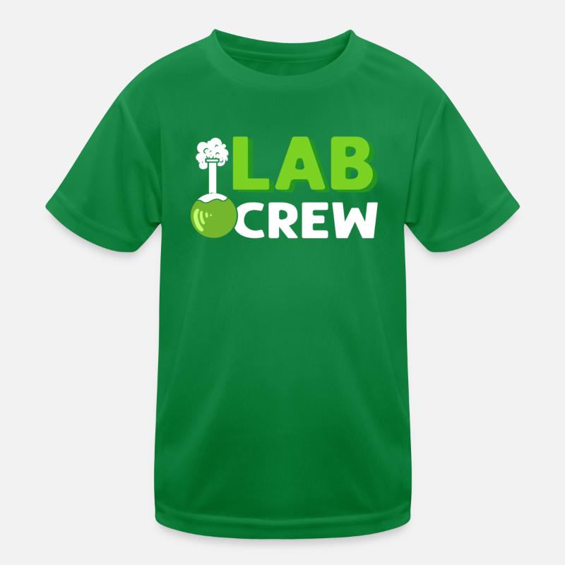 Labor-Crew. Kinder Funktions-T-Shirt