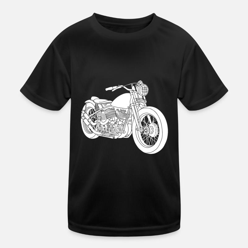 Motorrad Kinder Funktions-T-Shirt