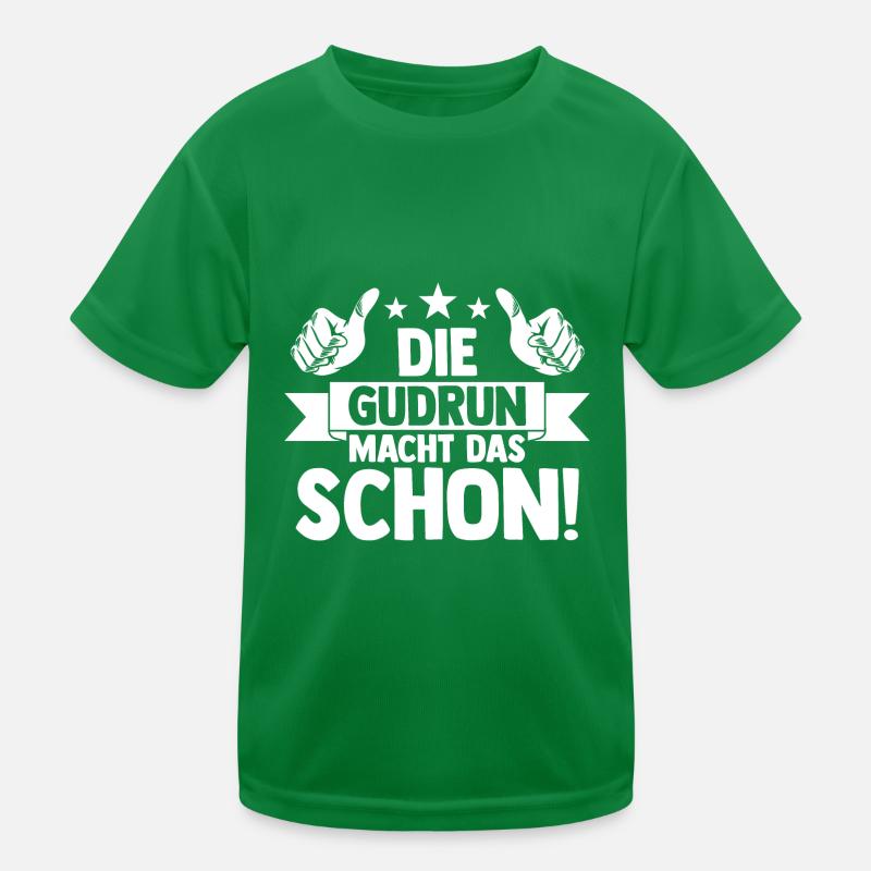 Gudrun Kinder Funktions-T-Shirt