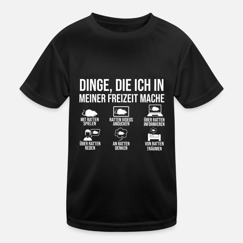 Nagetier Ratte Ratten Kinder Funktions-T-Shirt