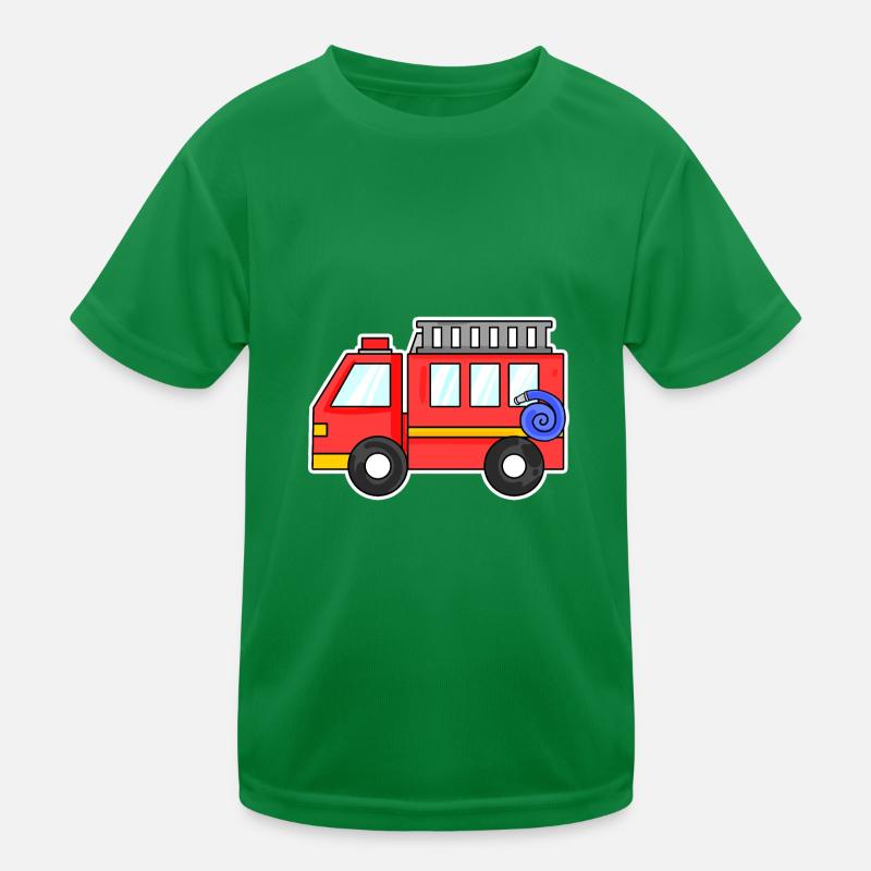 Camion de pompiers T-shirt sport Enfant