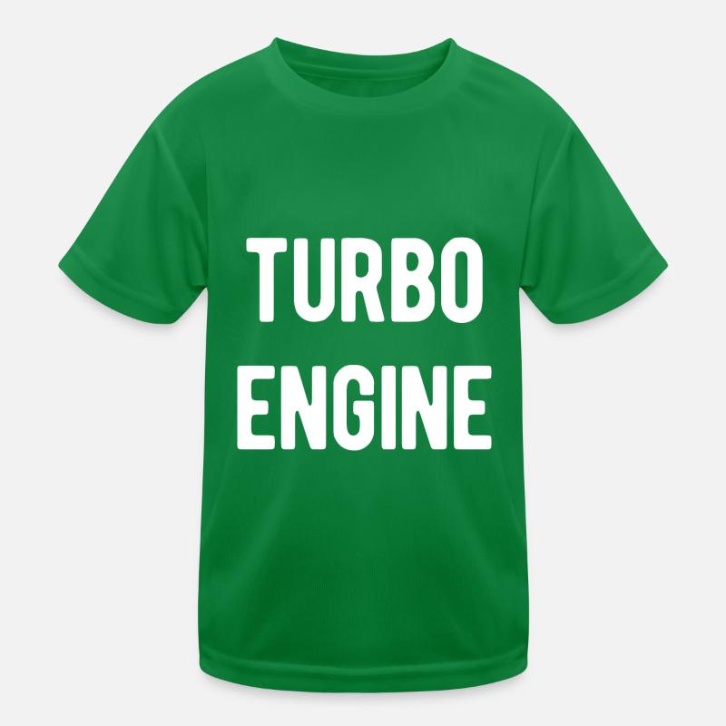 Turbo Engine Kids Functional T-Shirt
