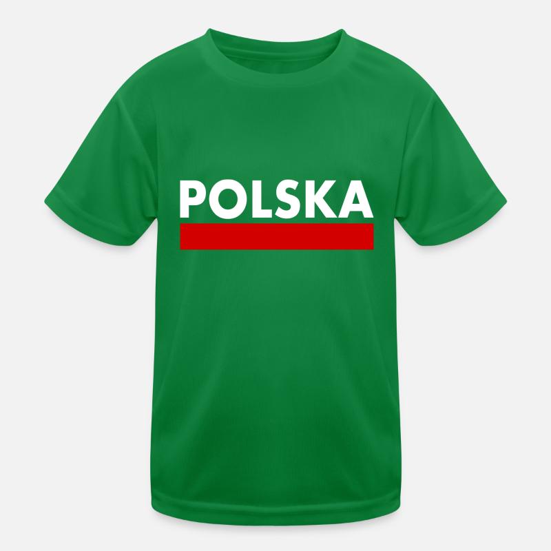 Polen Kinder Funktions-T-Shirt
