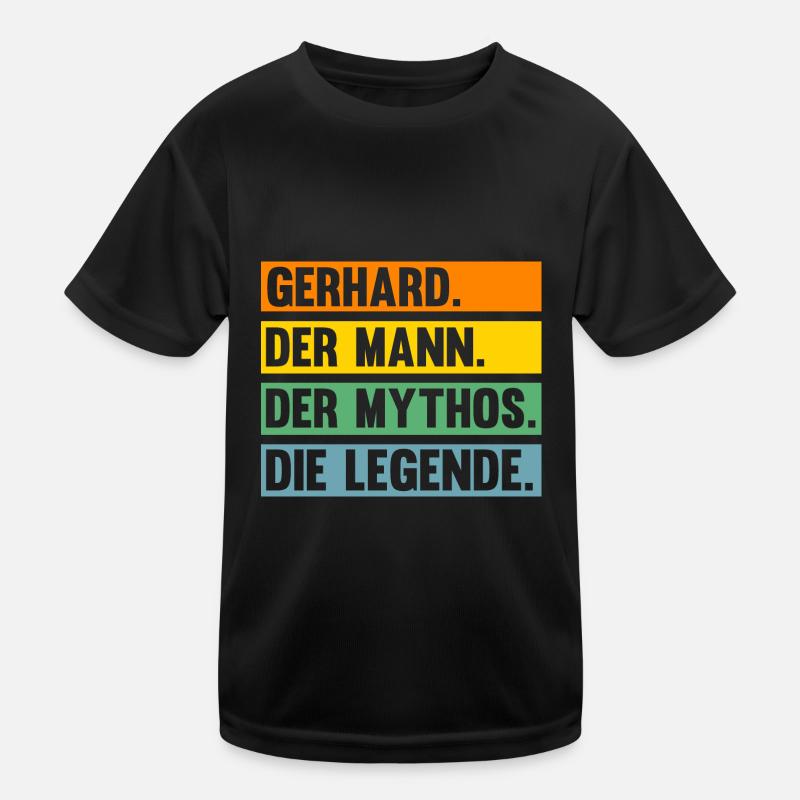 Gerhard Kinder Funktions-T-Shirt