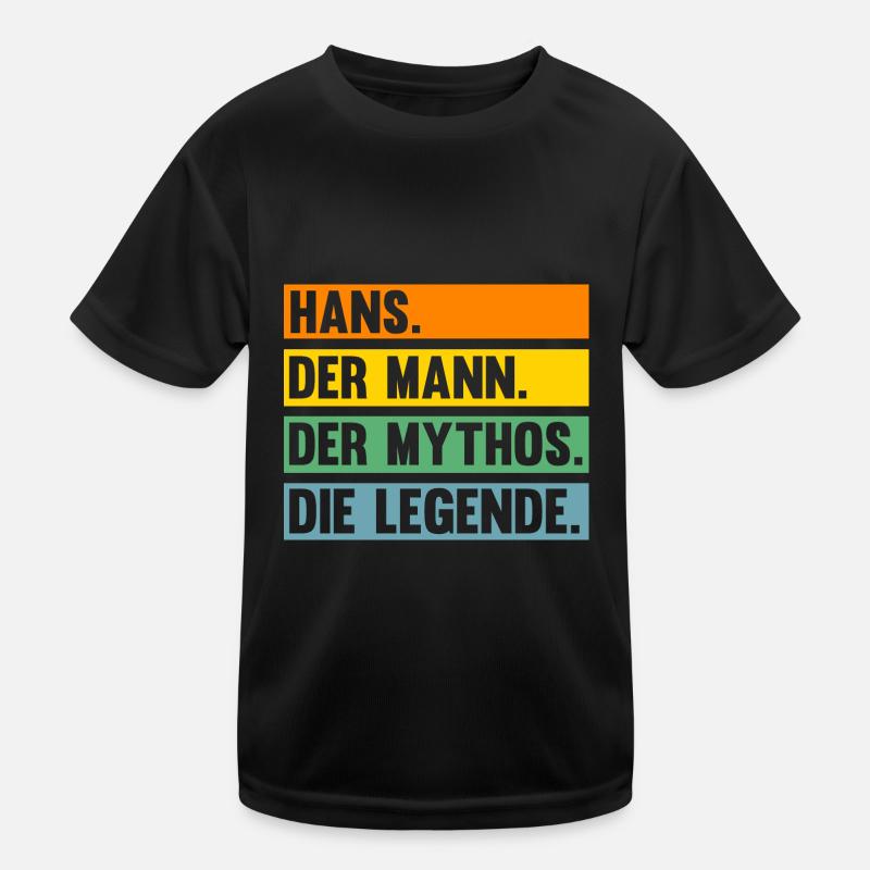 Hans Kinder Funktions-T-Shirt