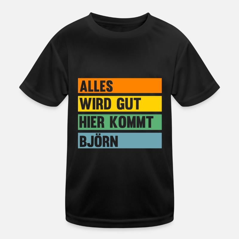 Björn Kinder Funktions-T-Shirt