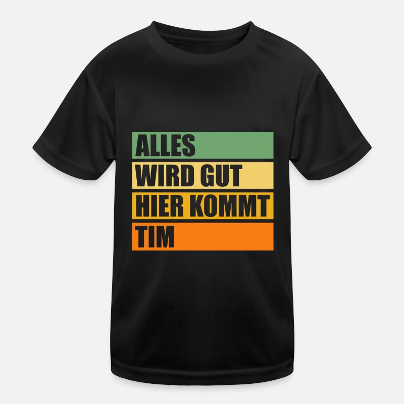 Tim Kinder Funktions-T-Shirt