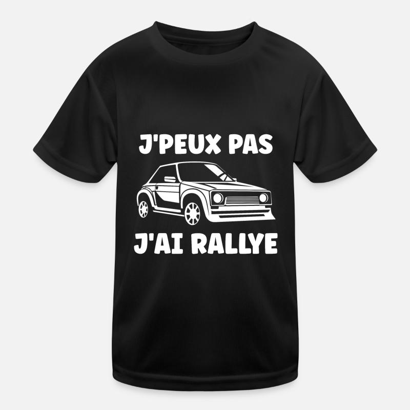 Humour pilote de rallye T-shirt sport Enfant