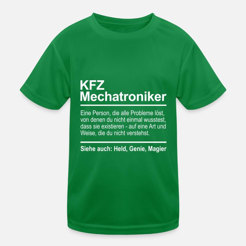 Automotive Mechatronics Technician Kids Functional T-Shirt
