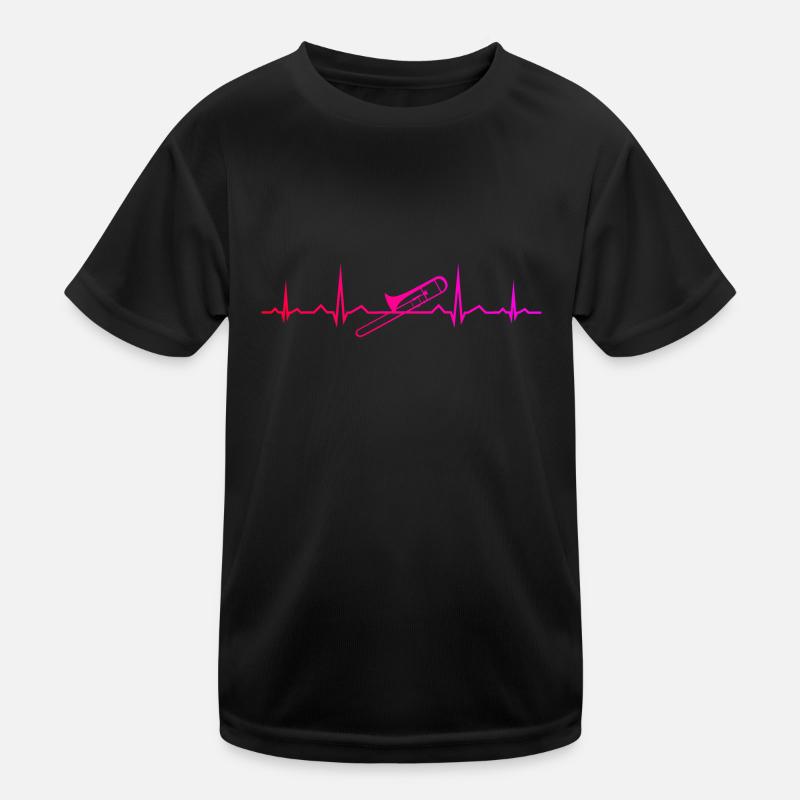 Trombone Brass Instrument Brass Band T-shirt sport Enfant