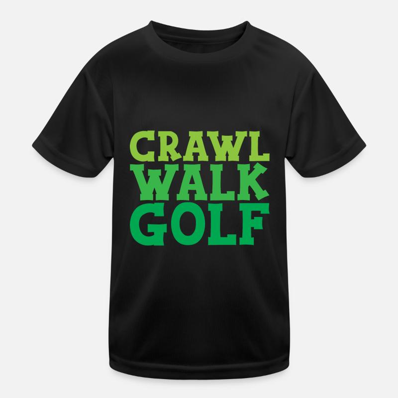 Crawl Walk Golf Kinder Funktions-T-Shirt