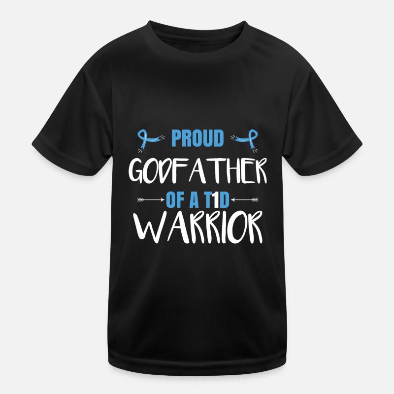 Fier parrain d’un guerrier du DT1 T-shirt sport Enfant