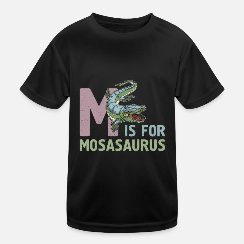 Reptilien Urzeit Mosasaurus Spruch Geschenk Kinder Funktions-T-Shirt