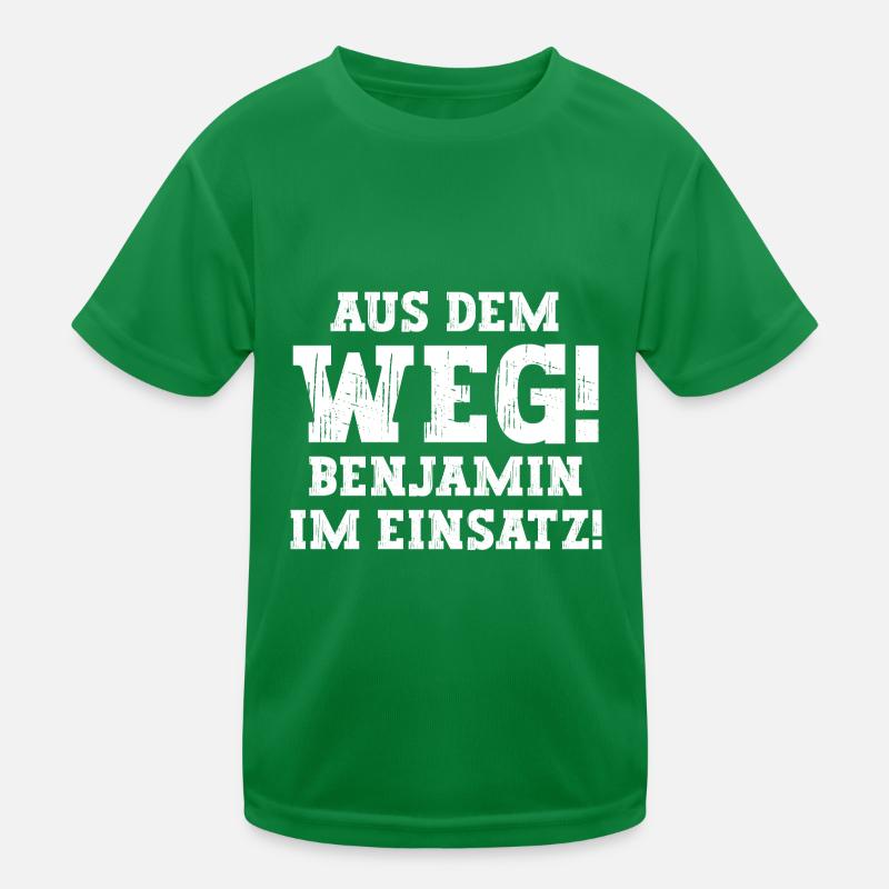 Benjamin Lustiger Spruch Vorname Name Benjamin Kinder Funktions-T-Shirt