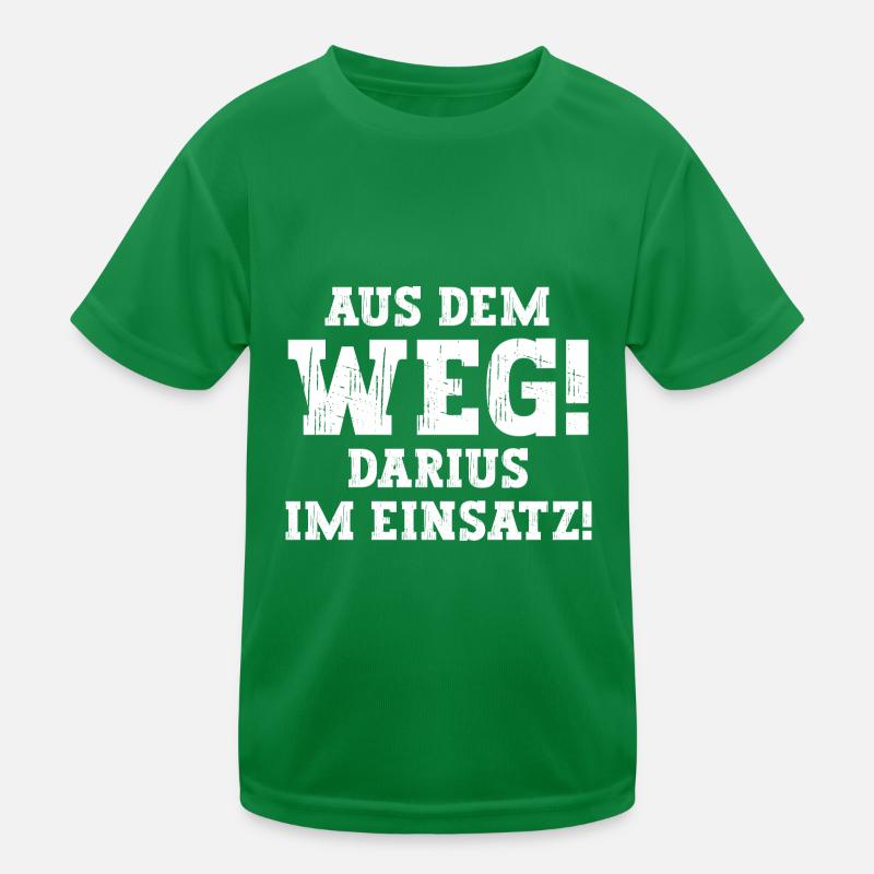 Darius Lustiger Spruch Vorname Name Darius Kinder Funktions-T-Shirt