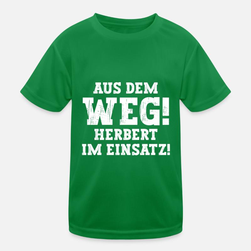 Herbert Lustiger Spruch Vorname Name Herbert Kinder Funktions-T-Shirt