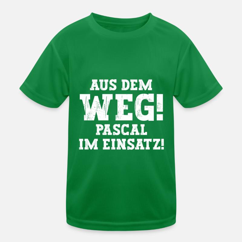 Pascal Lustiger Spruch Vorname Name Pascal Kinder Funktions-T-Shirt