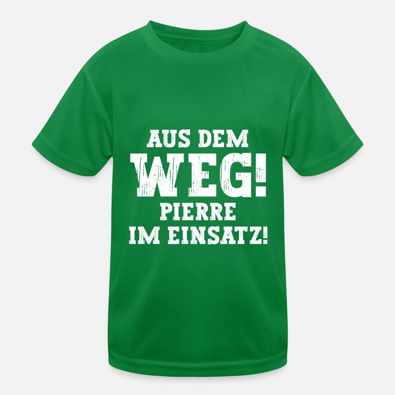Pierre Lustiger Spruch Vorname Name Pierre Kinder Funktions-T-Shirt