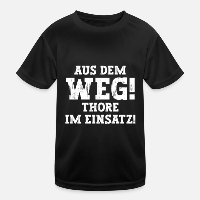 Thore Lustiger Spruch Vorname Name Thore Kinder Funktions-T-Shirt