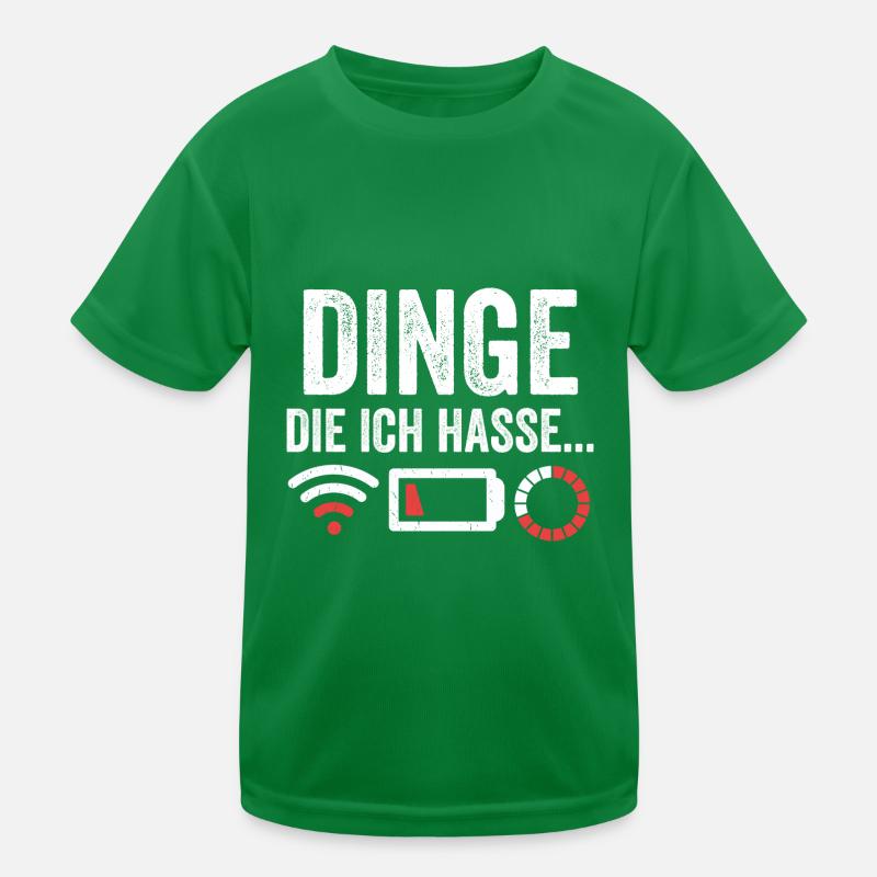 Dinge die ich hasse Kinder Funktions-T-Shirt