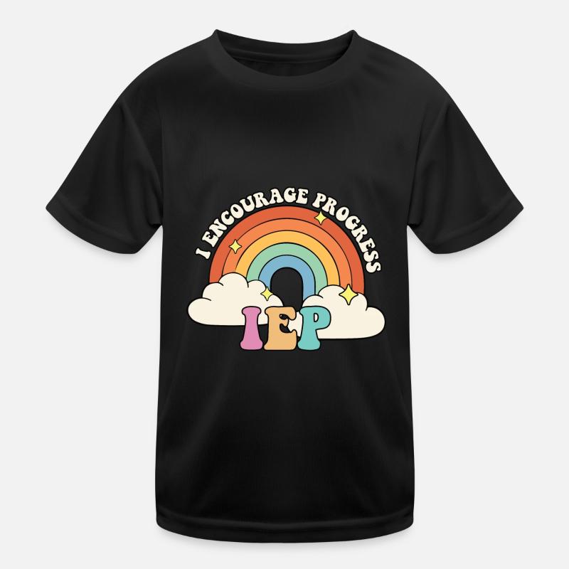 J’encourage le progrès Groovy Sped Teacher T-shirt sport Enfant