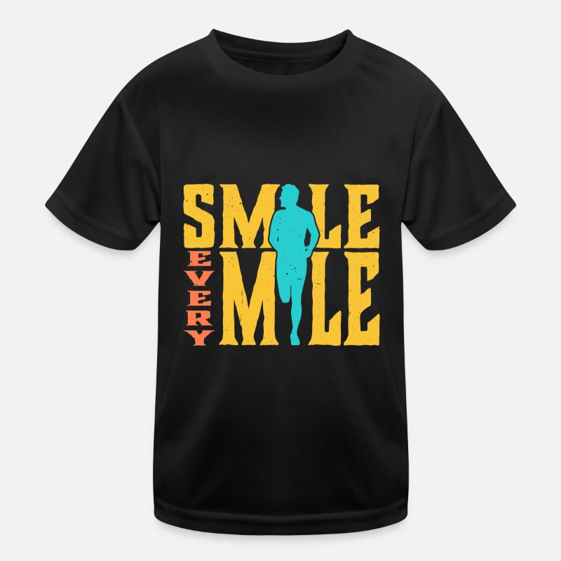 Smile Every Mile 5 Kinder Funktions-T-Shirt