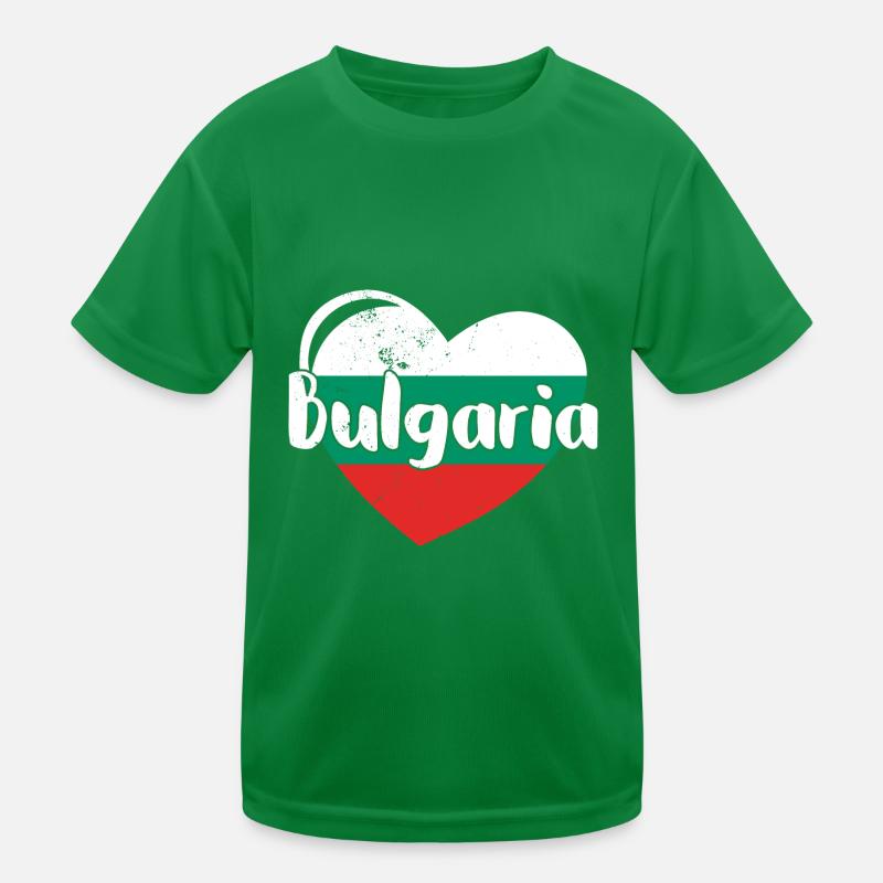 Drapeau national de la Bulgarie Balkan Sofia Jour férié T-shirt sport Enfant