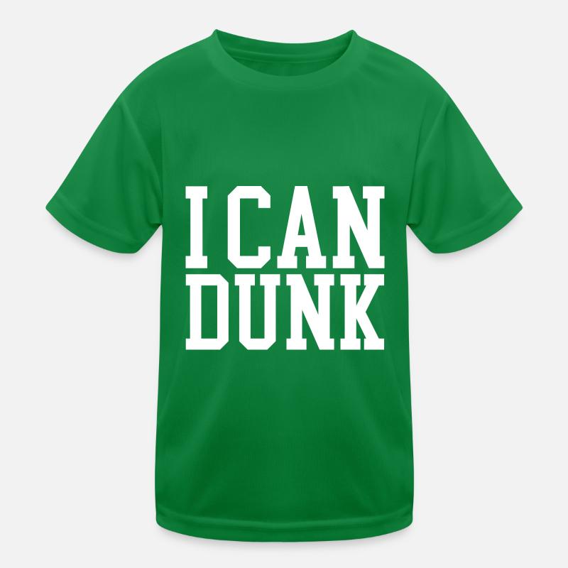 I Can Dunk Kinder Funktions-T-Shirt