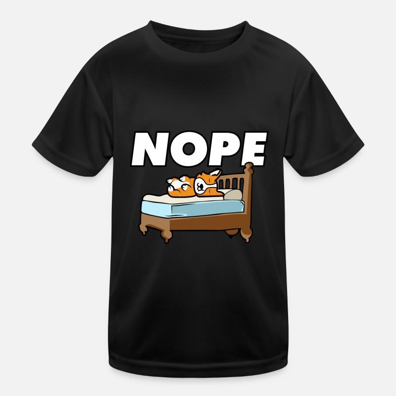 Corgi Lover I Welsh Corgi I Lazy Corgi I Nope Kinder Funktions-T-Shirt