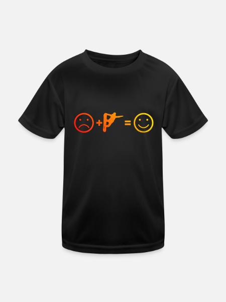 Snowboard Sports d’hiver Femmes Snowboard Snowboard - T-shirt sport Enfant - noir - Devant
