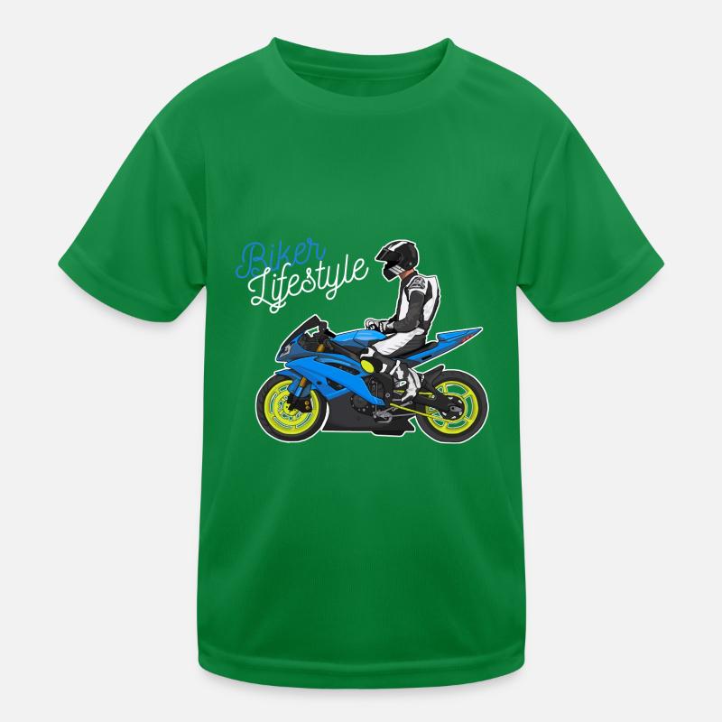Motorcycle Lifestyle / Motorcycle / Motorcycle biker Kids Functional T-Shirt