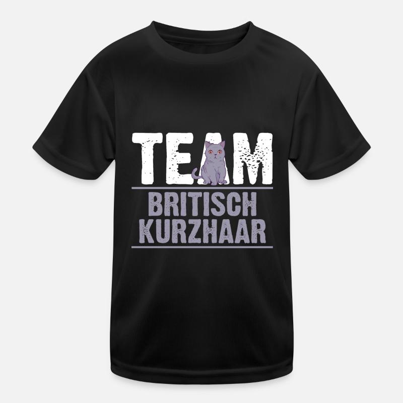 Britisch Kurzhaar Katze Kinder Funktions-T-Shirt